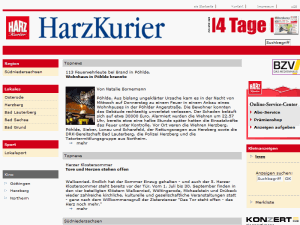 Harz-Kurier - home page