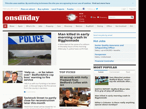 Bedfordshire on Sunday - home page