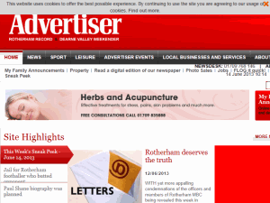 Rotherham Advertiser - home page