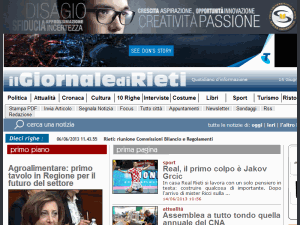Il Giornale di Rieti - home page