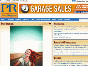 Post-Register - home page
