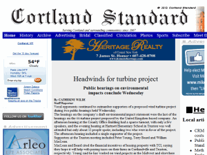 Cortland Standard - home page