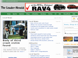 The Leader-Herald  - home page