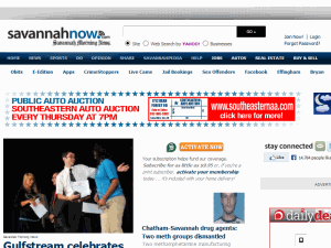 Savannah Morning News - home page