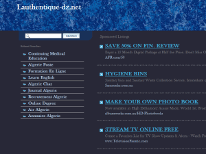 L'Authentique - home page