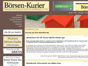 Börsen-Kurier - home page