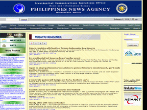 Philippines News Agency - home page