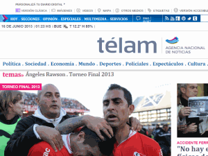 Télam - home page