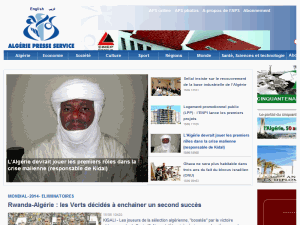 Algérie Presse Service - home page