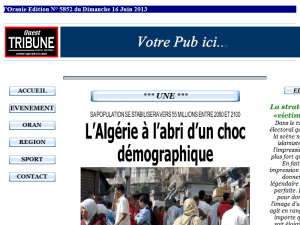 Ouest Tribune - home page