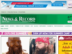 News & Record - home page