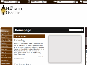 The Haverhill Gazette - home page