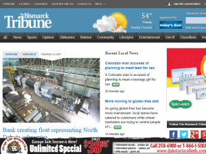 The Bismarck Tribune - home page