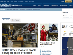 Battle Creek Enquirer - home page