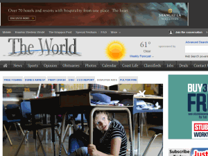 The World - home page