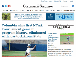 The Columbia Spectator - home page