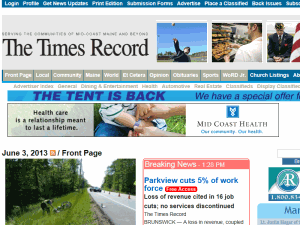 The Times Record - home page