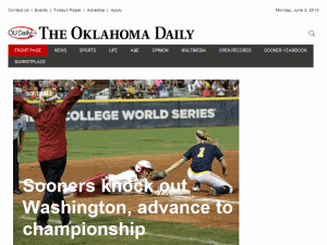 The Oklahoma Daily - home page