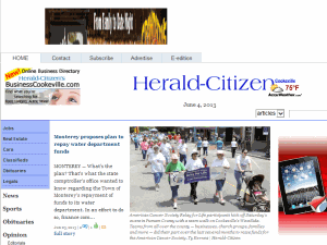 Herald-Citizen - home page