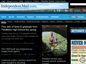 Anderson Independent-Mail - home page
