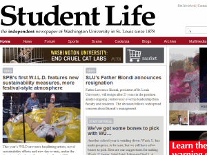 Student Life - home page