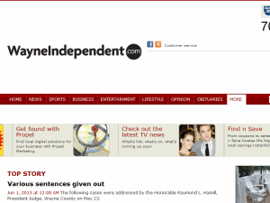 Wayne Independent - home page