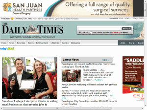 The Daily Times - home page