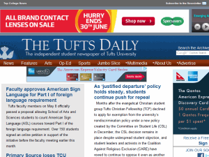 The Tufts Daily - home page