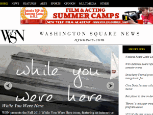 Washington Square News - home page