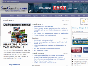 Williamsport Sun Gazette - home page