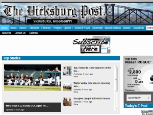 The Vicksburg Post - home page