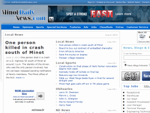 Minot Daily News - home page