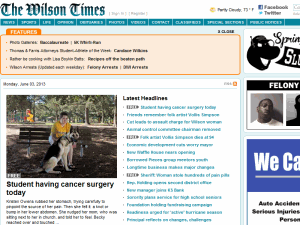 Wilson Daily Times - home page