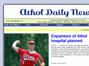 Athol Daily News - home page