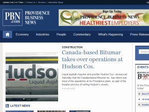 Providence Business News - home page