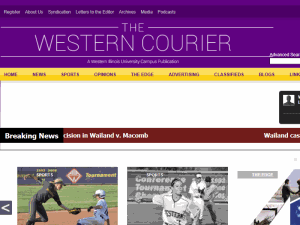 Western Courier - home page