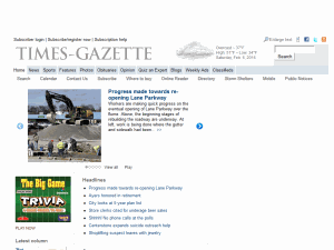 Shelbyville Times-Gazette - home page