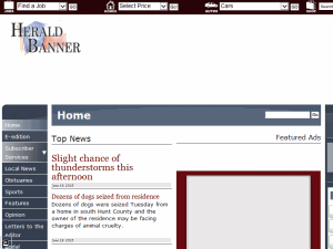 Herald Banner - home page