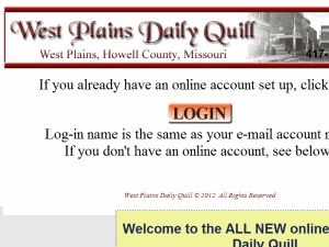West Plains Daily Quill - home page