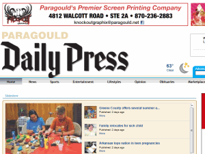 Paragould Daily Press - home page