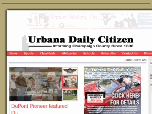 Urbana Daily Citizen - home page