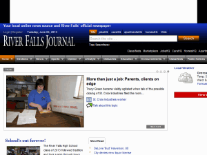 River Falls Journal - home page