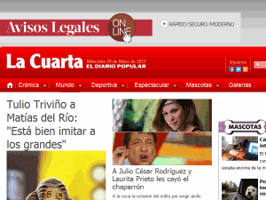 La Cuarta - home page