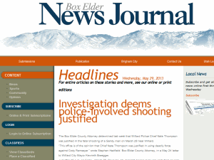 Box Elder News Journal - home page