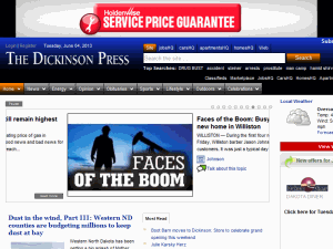 The Dickinson Press - home page