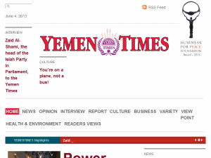 Yemen Times - home page