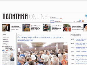 Politika - home page