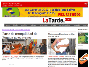 La Tarde - home page