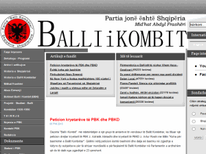 Balli i Kombit - home page
