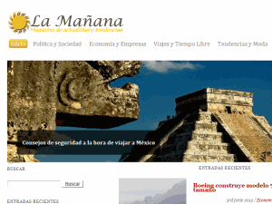 La Mañana - home page